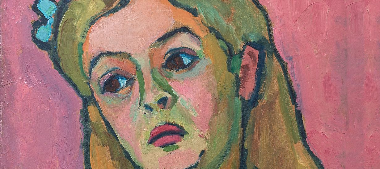 Gabriele Münter, Young Girl, 1908 (detail)